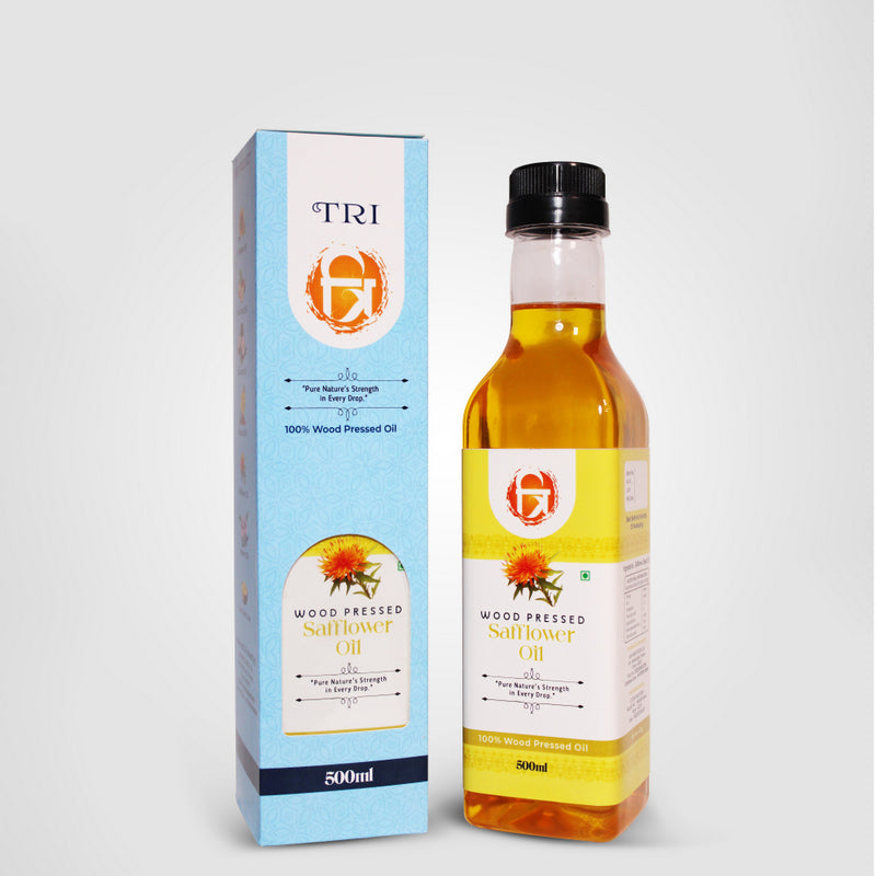 wood pressed Safflower oil