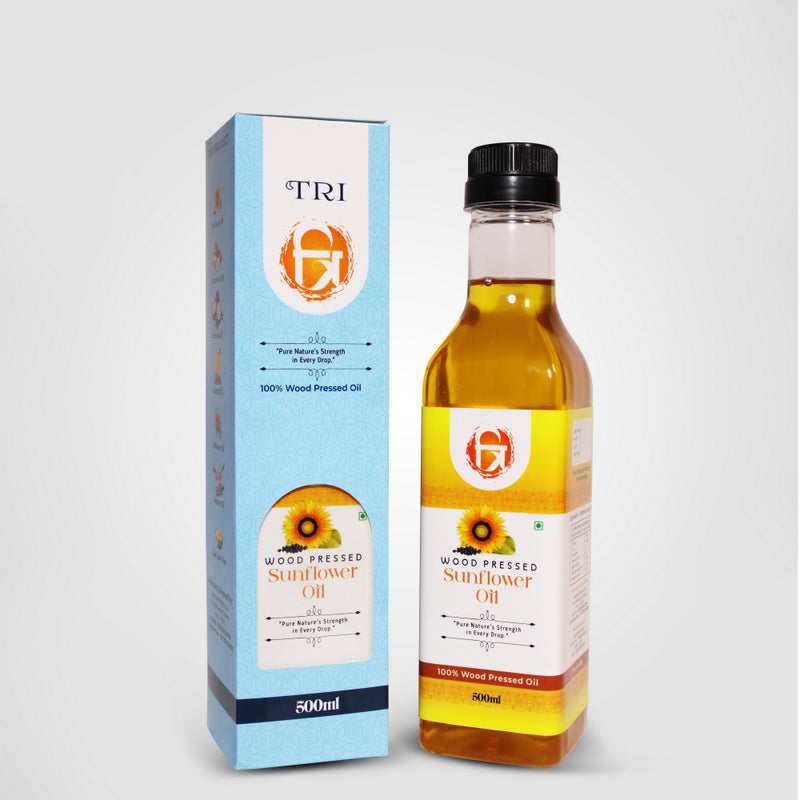 Wood Pressed Sunflower oil