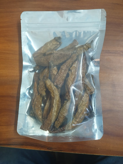 Sandgi Mirchi / Dry Stuffed Chilles - सांडगी मिरची