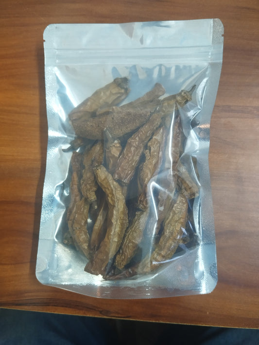 Sandgi Mirchi / Dry Stuffed Chilles - सांडगी मिरची
